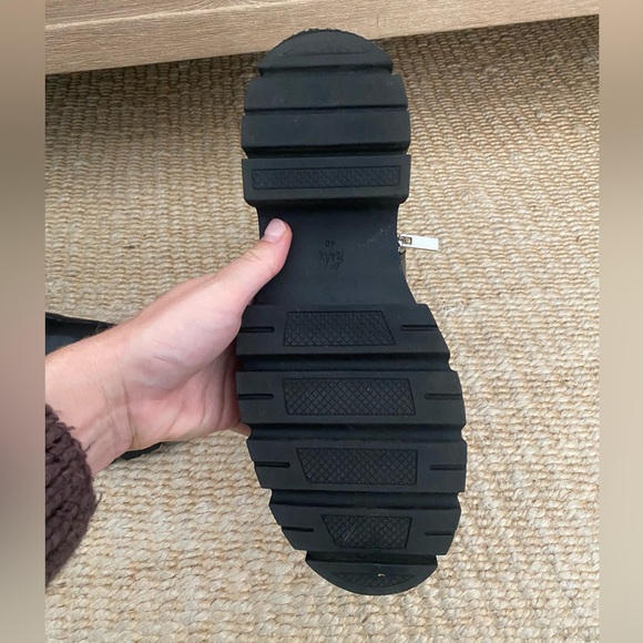 Black Lug Sole Chelsea boot - Picture 7 of 8